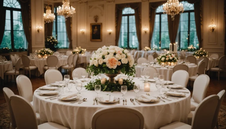 decoration table ronde mariage