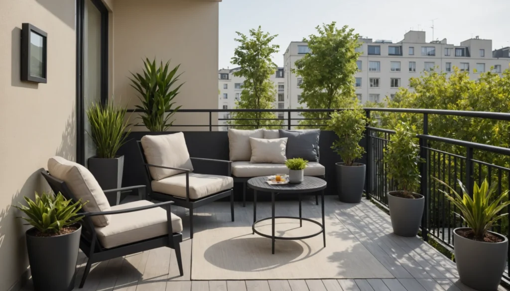 pare-vue en plastique pour balcon
