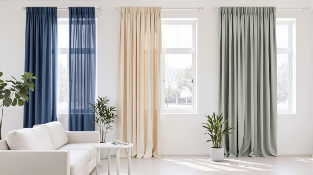 comment choisir la couleur de ses rideaux