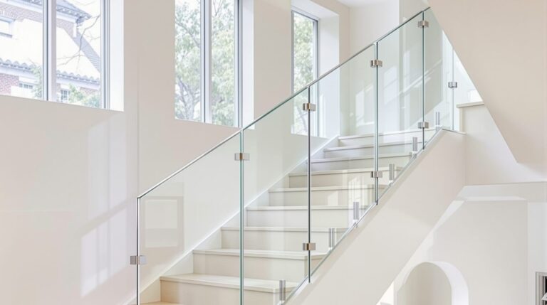 garde corps en verre escalier