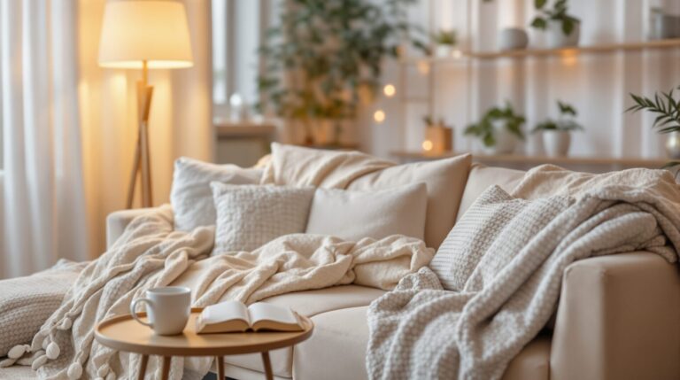 ambiance cocooning salon