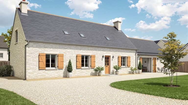 maison neuve traditionnelle