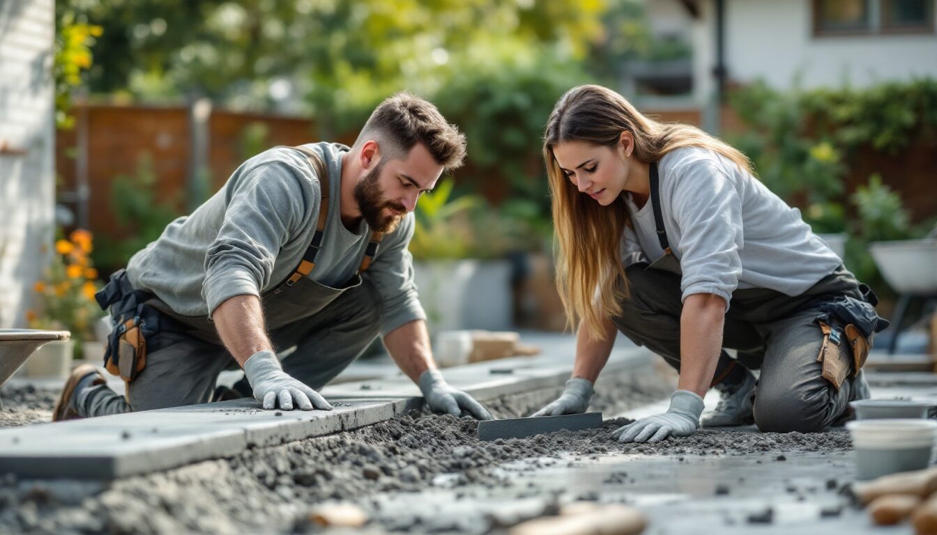 construire une terrasse en béton