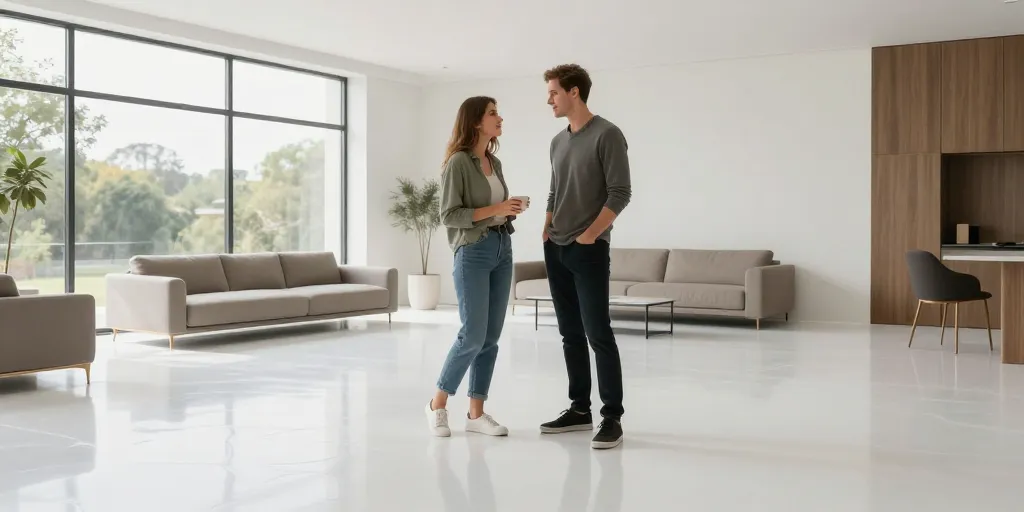 5 idées de sols en résine pour transformer un intérieur moderne