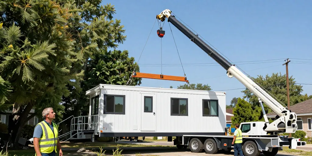 a quelle hauteur peut on lever un mobilhome par grutage